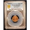 Image 2 : BRITISH INDIA: Victoria, Empress, 1876-1901, AE 1/12 anna, 1886(c), PCGS MS63 RB