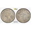 Image 1 : BRITISH INDIA: Victoria, Empress, 1876-1901, AR 1/4 rupee, 1890-C, PCGS AU details
