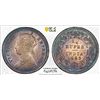 Image 1 : BRITISH INDIA: Victoria, Empress, 1876-1901, AR 1/4 rupee, 1890-C, PCGS XF details
