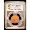Image 2 : BRITISH INDIA: Victoria, Empress, 1876-1901, AE 1/4 anna, 1894(c), PCGS MS63 RB