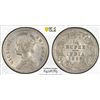 Image 1 : BRITISH INDIA: Victoria, Empress, 1876-1901, AR 1/4 rupee, 1898-C, PCGS AU53