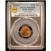 Image 2 : BRITISH INDIA: Edward VII, 1901-1910, AE 1/12 anna, 1910(c), PCGS MS65 RB