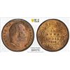 Image 1 : BRITISH INDIA: Edward VII, 1901-1910, AE 1/12 anna, 1910(c), PCGS MS64 RB