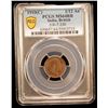Image 2 : BRITISH INDIA: Edward VII, 1901-1910, AE 1/12 anna, 1910(c), PCGS MS64 RB
