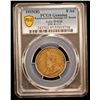 Image 2 : BRITISH INDIA: George V, 1910-1936, 8 annas, 1919(b), PCGS AU details