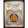 Image 2 : BRITISH INDIA: George V, 1910-1936, AE 1/2 pice, 1921(c), PCGS MS65 RD