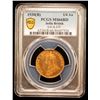Image 2 : BRITISH INDIA: George V, 1910-1936, AE 1/4 anna, 1930(b), PCGS MS66 RD