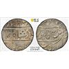 Image 1 : FRENCH INDIA: AR rupee (11.49g), Arkat, year 1 (ahad), PCGS MS62