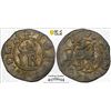 Image 1 : ESTONIA (SWEDISH): Johan III, 1569-1592, AR shilling, Reval, ND (1568-1592), PCGS AU50