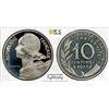 Image 1 : FRANCE: AR 10 centimes, 1977, PCGS Specimen 67