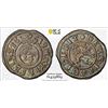 Image 1 : BRUNSWICK-WOLFENBÜTTEL: Friedrich Ulrich, 1613-1634, AR 1/24 thaler, 1619, PCGS MS63