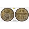 Image 1 : MECKLENBURG-SCHWERIN: BI 3 pfennig, 1833, PCGS MS63