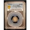 Image 2 : GERMANY: Kaiserreich, AR 20 pfennig, 1874-G, PCGS MS65