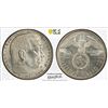 Image 1 : GERMANY: Third Reich, AR 2 reichsmark, 1939-D, PCGS MS63