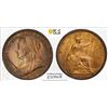 Image 1 : GREAT BRITAIN: Victoria, 1837-1901, AE farthing, 1895, PCGS MS64 BN