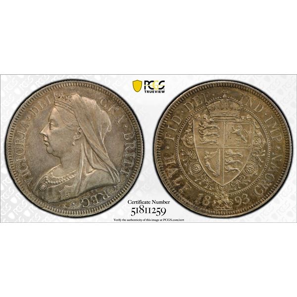GREAT BRITAIN: Victoria, 1837-1901, AR florin, 1899, PCGS UNC details
