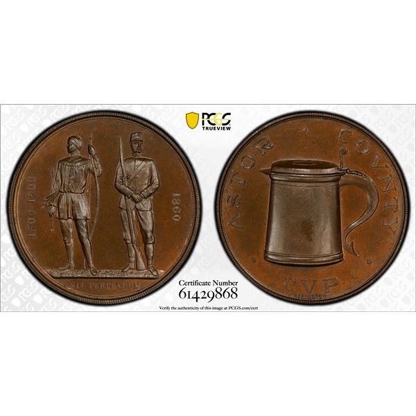 GREAT BRITAIN: AE medal, ND (1904), PCGS Specimen 65