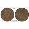 Image 1 : GREECE: George I, 1863-1913, AE lepton, 1869-BB, PCGS MS63 BN