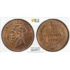 Image 1 : ITALY: Vittorio Emanuele II, 1861-1878, AE 2 centesimi, Milan, 1861-M, PCGS MS64 BN