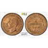 Image 1 : ITALY: Vittorio Emanuele III, 1900-1946, AE 2 centesimi, 1906-R, PCGS MS65 RB