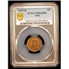 Image 2 : ITALY: Vittorio Emanuele III, 1900-1946, AE 5 centesimi, Rome, 1925-R, PCGS MS64 RB