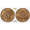 Image 1 : ROMANIA: Carol I, 1881-1914, AE 2 bani, 1900-B, PCGS MS65 RB