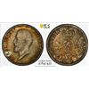 Image 1 : ROMANIA: Carol I, 1881-1914, AR 50 bani, Brussels, 1914, PCGS MS65