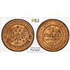 Image 1 : RUSSIA: Nicholas II, 1894-1917, AE kopeck, 1900, PCGS MS64 RB