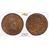 Image 1 : SPAIN: Isabel II, 1833-1868, AE 2 maravedis, Segovia, 1841, PCGS MS64 BN