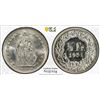 Image 1 : SWITZERLAND: Confederation, AR 1/2 franc, 1951-B, PCGS MS67