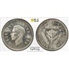 Image 1 : SOUTH AFRICA: George VI, 1936-1952, AR 3 pence, 1951, PCGS Proof 67
