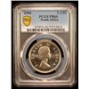 Image 2 : SOUTH AFRICA: Elizabeth II, 1952-2022, AR 2 1/2 shillings (1/2 crown), 1954, PCGS Proof 66