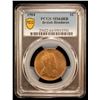 Image 2 : BRITISH HONDURAS: Edward VII, 1901-1910, AE cent, 1904, PCGS MS64 RB