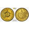 Image 1 : CUBA: Republic, AE centavo, 1943, PCGS MS65