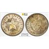 Image 1 : CUBA: Republic, AR 20 centavos, 1949, PCGS MS64