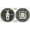 Image 1 : DOMINICAN REPUBLIC: AR 10 pesos, 1975, PCGS PF66 Deep Cameo