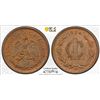 Image 1 : MEXICO: Estados Unidos, AE centavo, 1924-Mo, PCGS MS63 RB