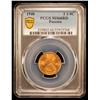 Image 2 : PANAMA: Republic, AE 1¼ centesimos, 1940, PCGS MS66 RD