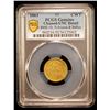 Image 2 : UNITED STATES: brass cent token, 1863, PCGS UNC details