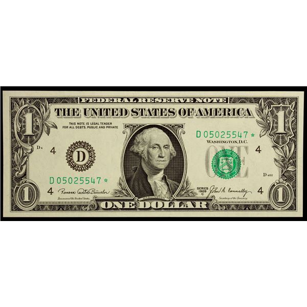 UNITED STATES: 1 dollar, 1969-C, Choice Unc