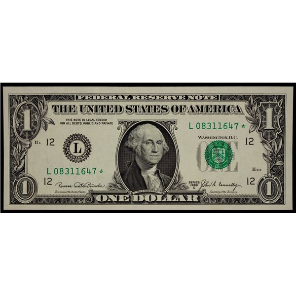 UNITED STATES: 1 dollar, 1969-C, Choice Unc