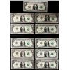 Image 1 : UNITED STATES: SET of 11 banknotes, 1969-D, Choice Unc