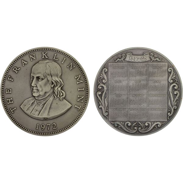 UNITED STATES: AR medal (294.3g), 1972, Choice Unc