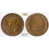 Image 1 : AUSTRALIA: George V, 1910-1936, AR penny, 1913, UNC details