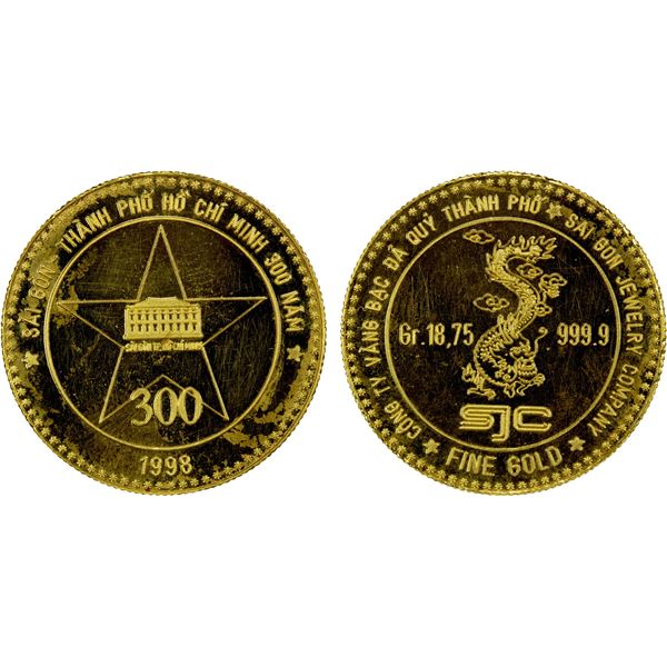 VIET NAM: Socialist Republic, AV medal (18.75g), 1998, Unc