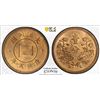 Image 1 : MANCHUKUO: K'ang Te, 1934-1945, AE fen, yaer 5 (1938), PCGS MS64 RB