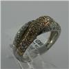 Image 1 : Ring 0.94 ctw Diamond  18K  2Tone Gold- SRP$ 4070