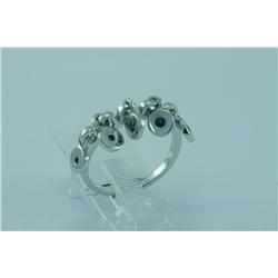 Natural Blue Sapphire Ring 18K White Gold  - SRP $2026