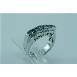 Genuine Diamond Ring 18K White Gold - SRP $7749 