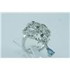 Image 1 : Genuine Diamond & Blue Topaz Ring 14K Gold